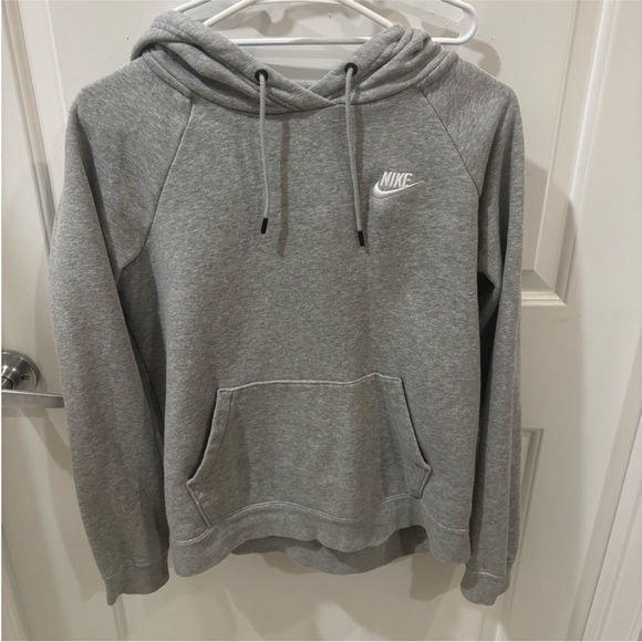 Nike Heather Gray Pullover Hoodie - Picture 1 of 5